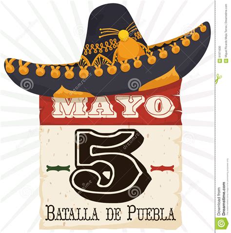 charro hat over hidalgo`s bell ready for mexico`s independence day vector illustration