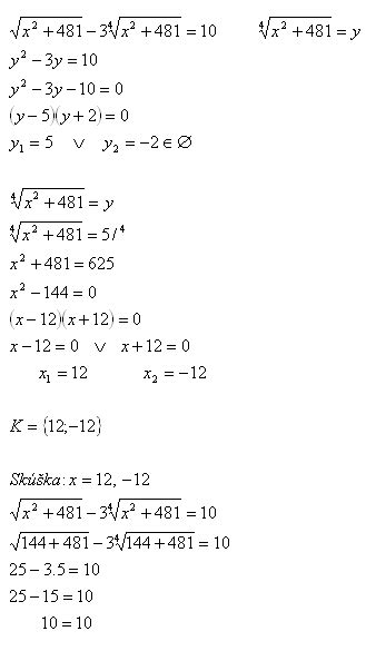 Irrational Equations Examples Of Problems With Solutions