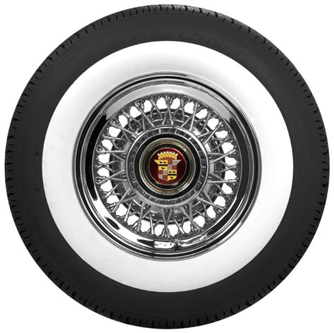 Cadillac Seville Wire Wheel And Whitewall Tire Package Truespoke All Chrome Type