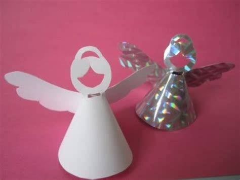 Diy paper angel paper christmas xmas engle papir julepynt. Engel aus Papier basteln ( einfach und schön ) - YouTube