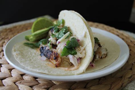 Fish Tacos With Chipotle Mayo And Coleslaw Savored Grace