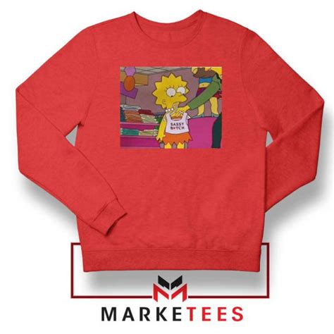Lisa Simpson Sassy Sweatshirt Buy The Simpsons Sweaters