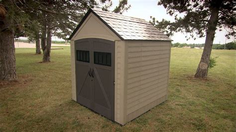 A nice and simple way to make your small storage shed stand out is to give it a barn door and to paint. Storage Sheds | How It's Made - YouTube