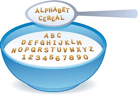 Vector Alphabet Cereal Education Dairy Abc Vector Education Dairy