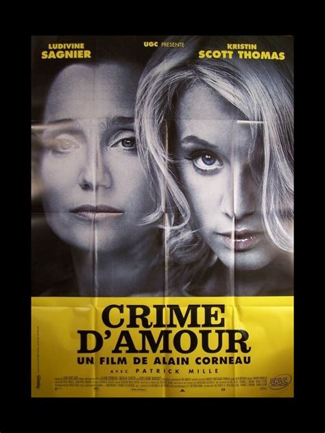 Affiche Du Film Crime D Amour Cinemaffiche