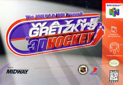 Wayne Gretzkys 3d Hockey 1996 Nintendo 64 Box Cover Art Mobygames