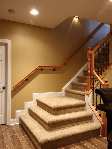 Remodeling your basement will not only give you a relaxing space to spend time with family and friends, but it can also increase the … Basement Stair Landing | Houzz