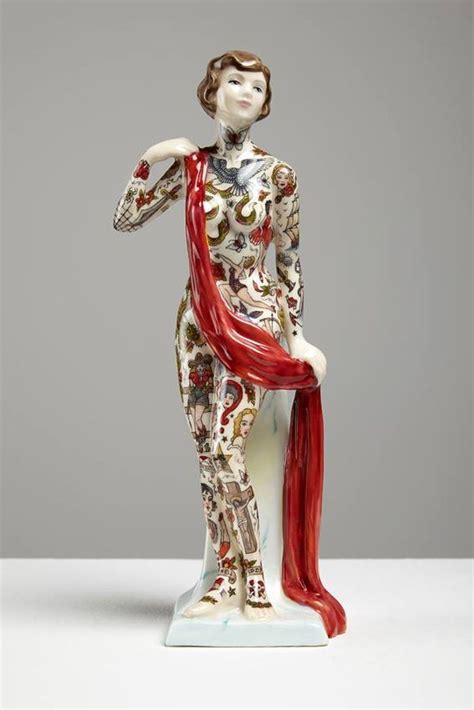 Amazing Tattooed Porcelain Figurines “the Painted Ladies” By Jessica