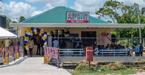 New Buxton Post Office Commissioned Guyana Post Office Corporation