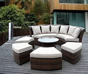 Round wicker chair wicker table and chairs wicker coffee table sunroom furniture outdoor wicker patio furniture farmhouse dining. Amazon.com: Genuine Ohana Outdoor Patio Wicker Furniture ...