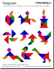 What made these tangram puzzles so addictive and exciting to the british and beyond? Need some tangram ideas...check out these printables ...