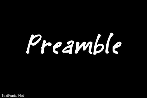K26 Preamble Font