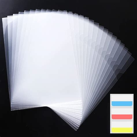 100 Pack Document Clear Plastic Folder Copy Safe Project
