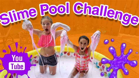 Slime Pool Challenge 😁🤣😁🤣 Youtube