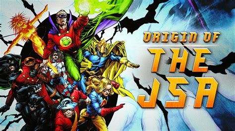 Origin Of The Justice Society Of America Youtube