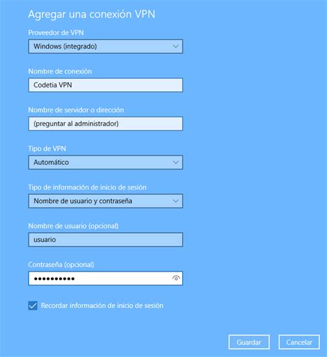 Conectarte A Una Vpn En Windows 10 Diseño Web Y Soporte Informático