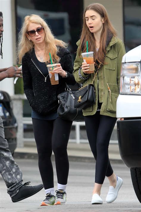 lily collins and her mother jill tavelman seen at starbucks in west hollywood los angeles 140519 5