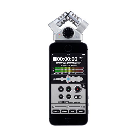 Audioshare is a cool voice recorder app that allows you to record along with adding music to your recordings. iQ6 XY Stereo Microphone for iOS | Zoom