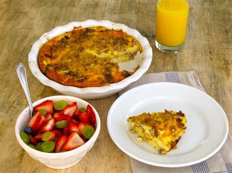 Jenny Steffens Hobick Breakfast Strata Back To School Recipes