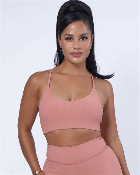 Buy Luxe Ribbed Bra Peach Wbk X Ehp By Wbk Online Ehplabs