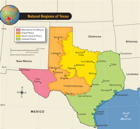 Maps Of Texas Regions United States Map