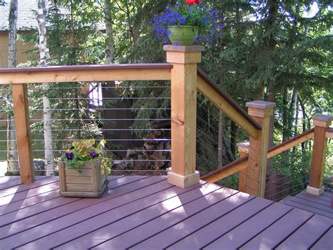 Deck Cable Railing Spacing Cable Railing Systems For Stairs