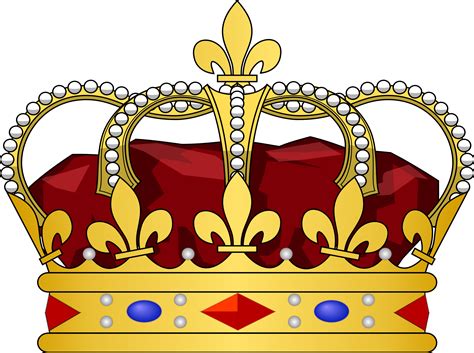 Filefrench Heraldic Crowns Kingsvg Wikimedia Commons