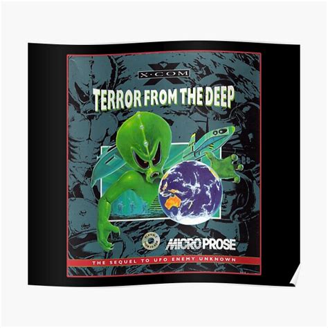 Xcom Terror From The Deep Dos Cover Art 2 Poster For Sale By