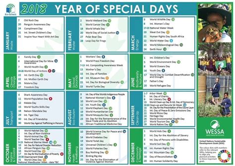 Special Days In 2021 Best Calendar Example