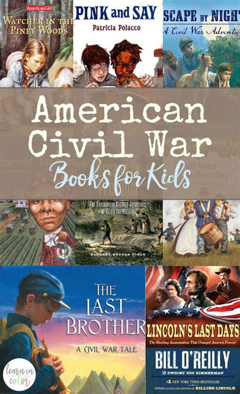 American Civil War Books For Kids Ages 6 14 Elementary Middle School