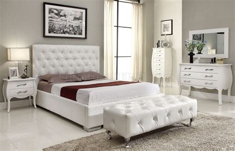 Unlike modern design, which stays true to the core time frame (the 1920's to 1950's), contemporary bedroom furniture is more fluid and evolving. Michelle White Bedroom by At Home USA with storage