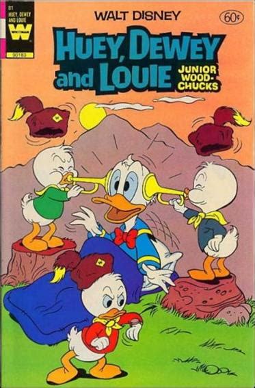 Walt Disney Huey Dewey And Louie Junior Woodchucks Comic Book By Gold