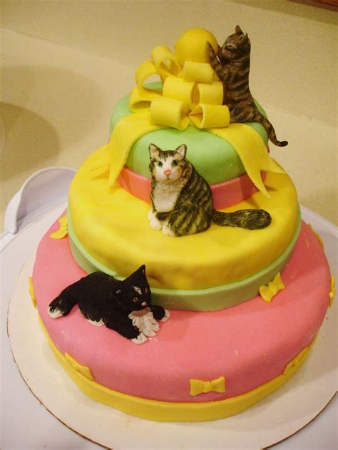 Kays Cats Birthday Cake Birthday Cake For Cat Cat Cake Cake