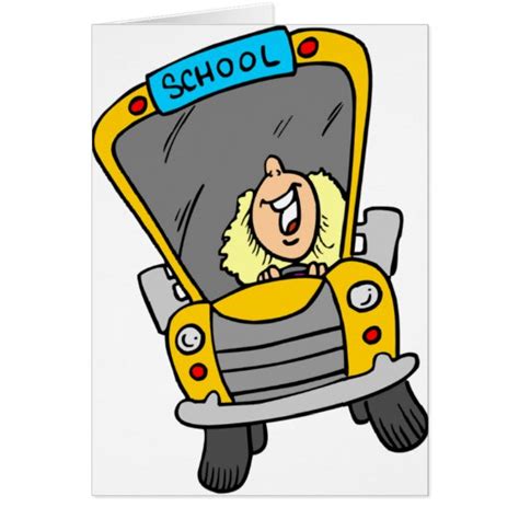 School Bus Driver Thank You Cards Greeting And Photo Cards Zazzle