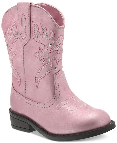 Nina Little Girls Or Toddler Girls Mairabela Cowgirl Boots Shoes