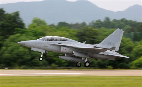 Rokaf Kai Fa 50 Light Fighter Landing On Its First Delivery 2013