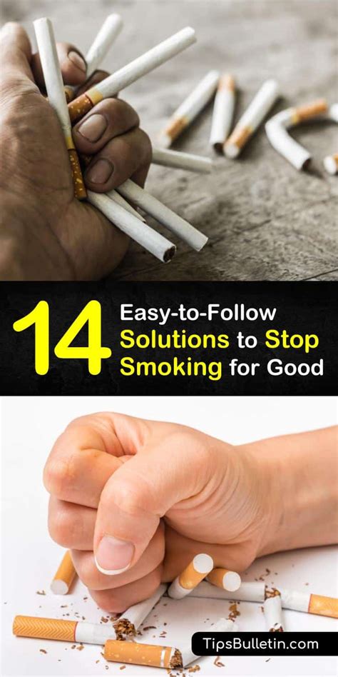 14 Easy To Follow Solutions To Stop Smoking For Good