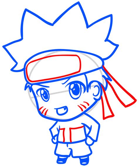 How To Draw Naruto Chibi Drawings Step By Step Tutorials