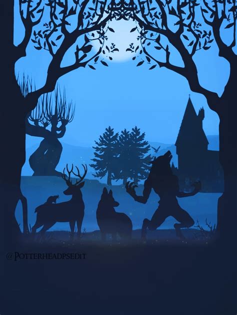 The Marauders Animagus Form By Me Rimaginaryhogwarts