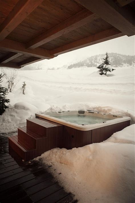 95 Best Winter Hot Tubbing Hot Tub In Snow Ice And Cold Images On Pinterest Whirlpool