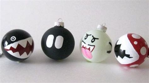 Mario Bros Diy Ornaments Geek Christmas Xmas Ornaments Nerdy Christmas