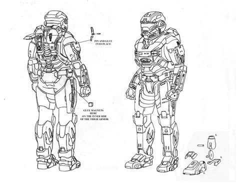 Halo Reach Spartan Armor Directions Page Two By Redner On Deviantart