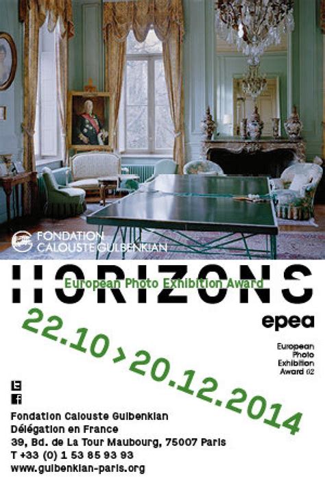 Horizons à la Fondation Calouste Gulbenkian Affiche Paris Horizons