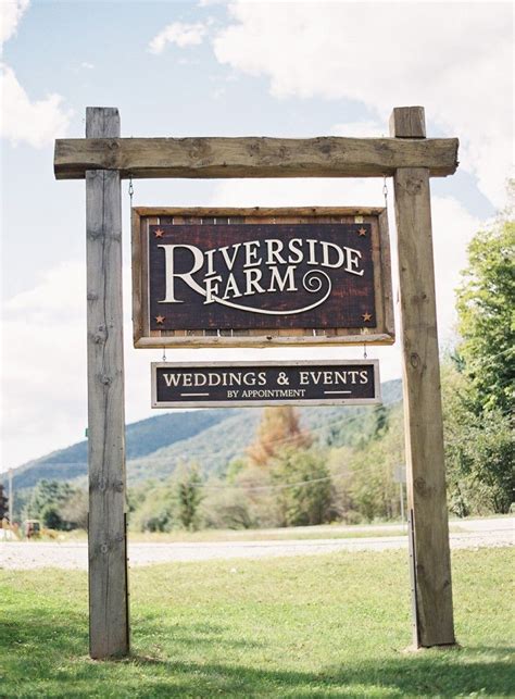 Driveway Sign Ranch Gates Farm Gate Vermont Wedding Entrance Sign