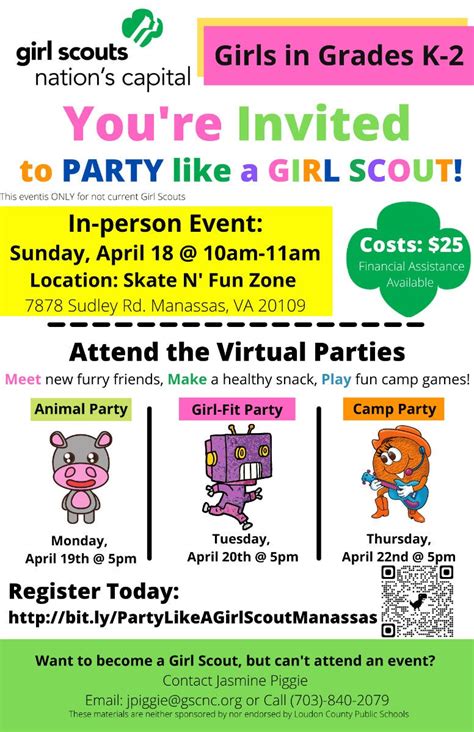 Apr 18 Join The Girl Scout Party Manassas Va Patch
