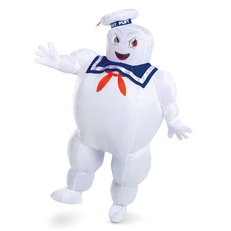 Disguise Inflatable Stay Puft Marshmallow Man Costume Official