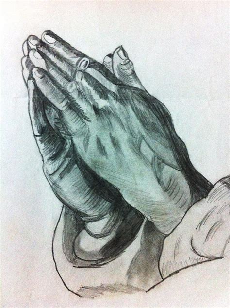 Praying Hands Drawing By Divya Engarsal Fine Art America