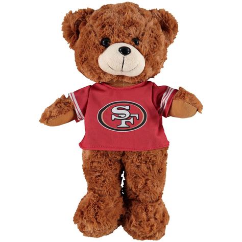 San Francisco 49ers 14 Fuzzy Uniform Bear San Francisco 49ers