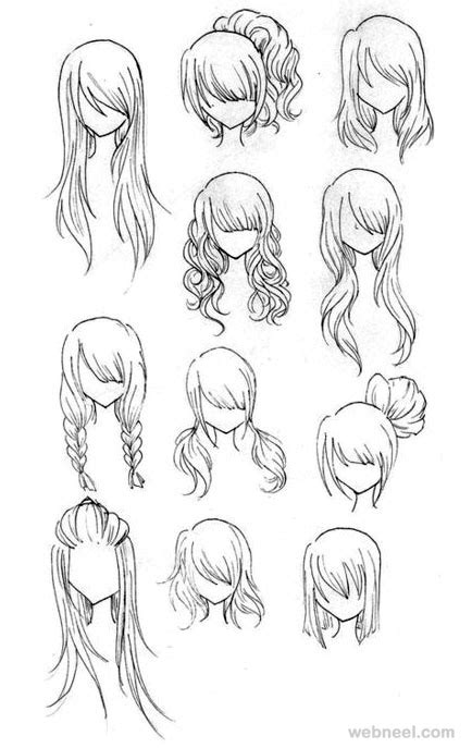 How To Draw Anime Hairstyles Step By Step