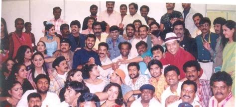 A Rare Group Photo Of The Tamil Cinema Actors Including The Famous